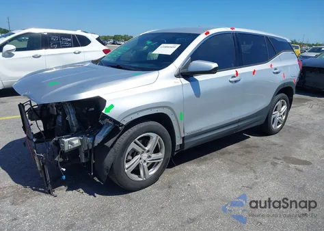 2018 GMC Terrain Sle из США, поврежденный, VIN 3GKALMEX0JL180212